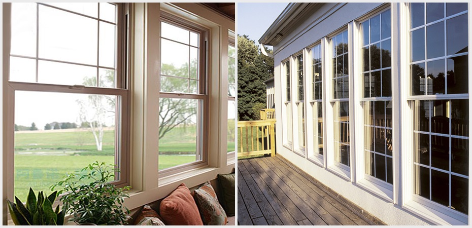 70系列非斷橋提拉窗產品展示