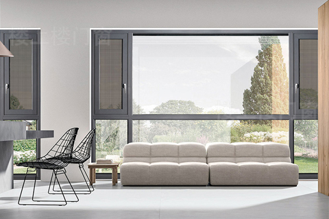 樓上樓高端門窗-平開(kāi)窗推拉門窗定制